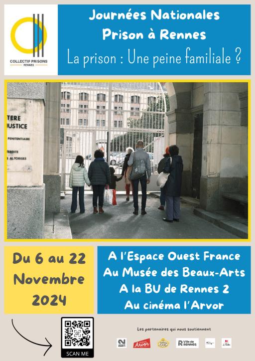 Les journées nationales prison à Rennes jusqu'au 22 novembre