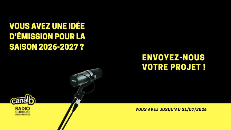 L'appel à candidatures pour rejoindre la grille des programmes 2026-2027 est ouvert ! 