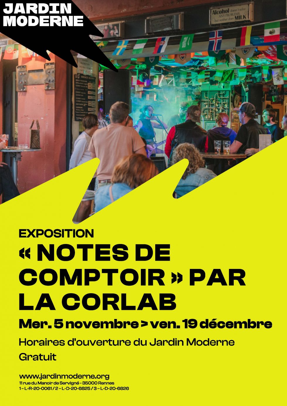 Une émission en direct d'un bar pour clôturer "Notes de comptoir"