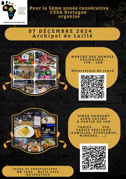 3è édition du gala caritatif du CESA Bretagne en solidarité avec le Cameroun