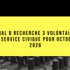 Canal B recherche 3 volontaires en service civique à partir d'octobre 2026 !